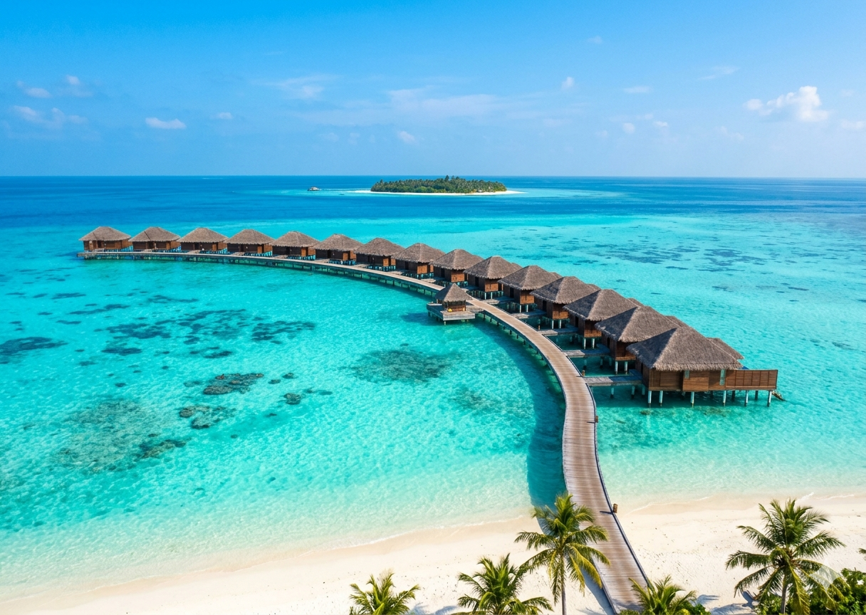 Maldives beach vacation